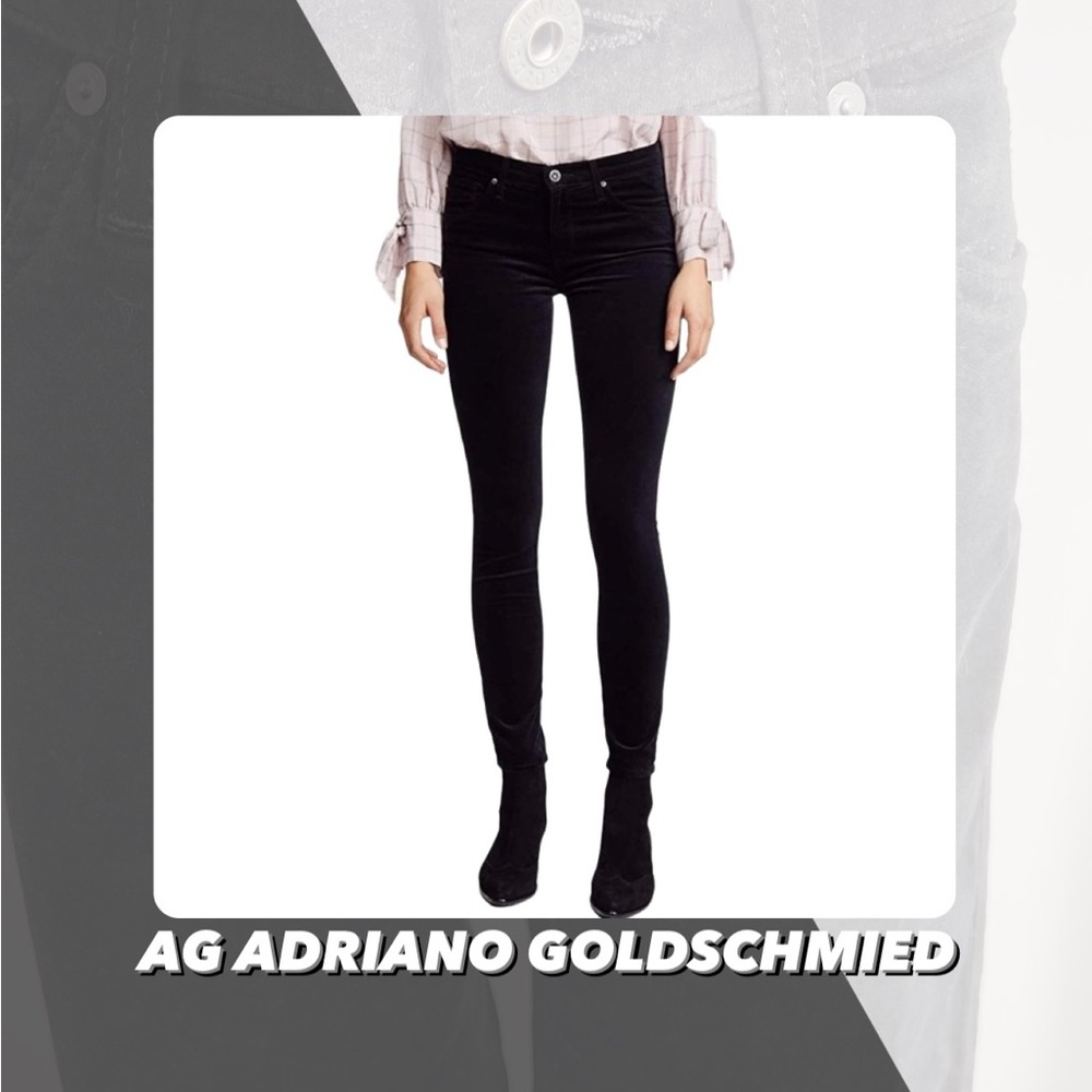 EUC AG Adriano Goldschmied The Legging Super Skinny Velvet Jeans